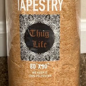 “Thug Life” Tapestry 80” x 90”
